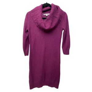 Old Navy plum purple knitted sweater dress